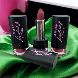 🆕3pcs Amuse Matte Lipstick